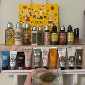 Giant L’OCCITANE 21 Piece Lot of Travel Size Items- Unused